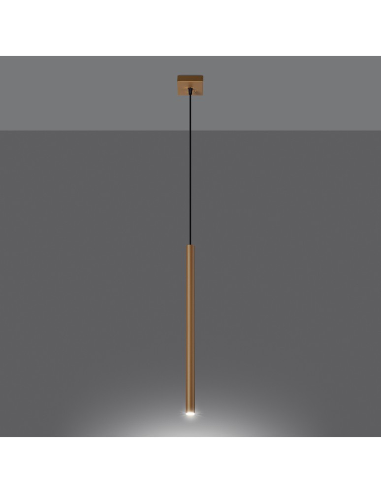 Pendant lamps - Sollux Pendant lamp PASTELO 1 gold SL.1170 - product kolory-swiatla.pl 3