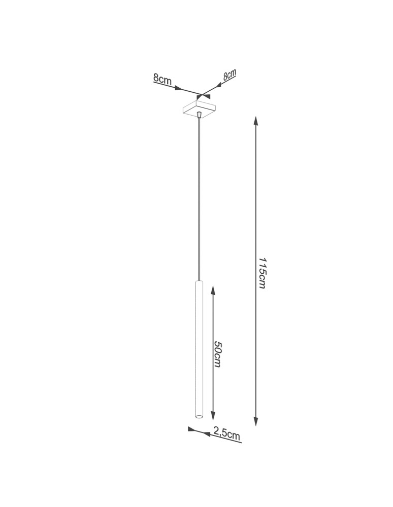 Pendant lamps - Sollux Pendant lamp PASTELO 1 gold SL.1170 - product kolory-swiatla.pl 5