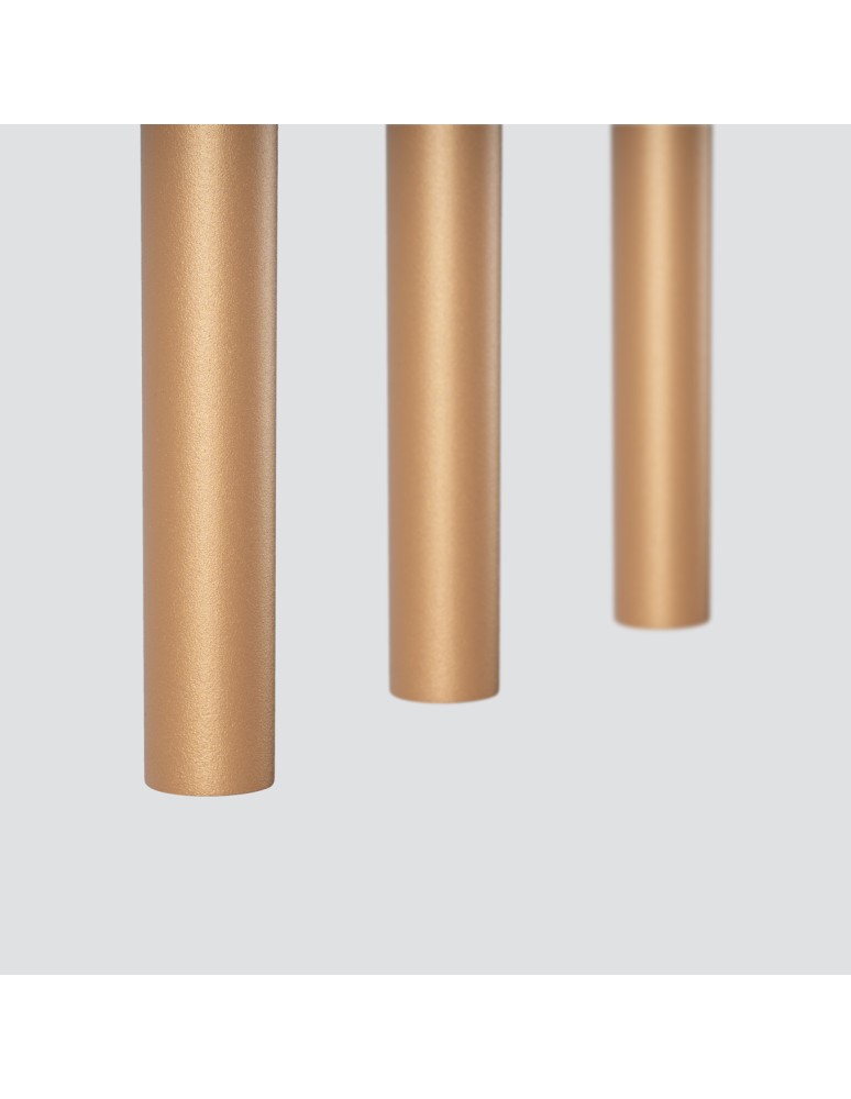 Pendant lamps - Sollux PASTELO 3L gold pendant lamp SL.1171 - product kolory-swiatla.pl 4