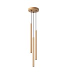 Pendant lamps - Sollux PASTELO 3P gold pendant lamp SL.1172 - product 1