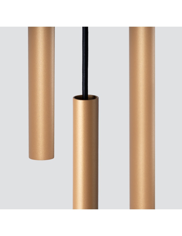 Pendant lamps - Sollux PASTELO 3P gold pendant lamp SL.1172 - product kolory-swiatla.pl 4