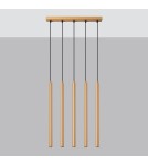 Pendant lamps - Sollux PASTELO 5L gold pendant lamp SL.1173 - product 2