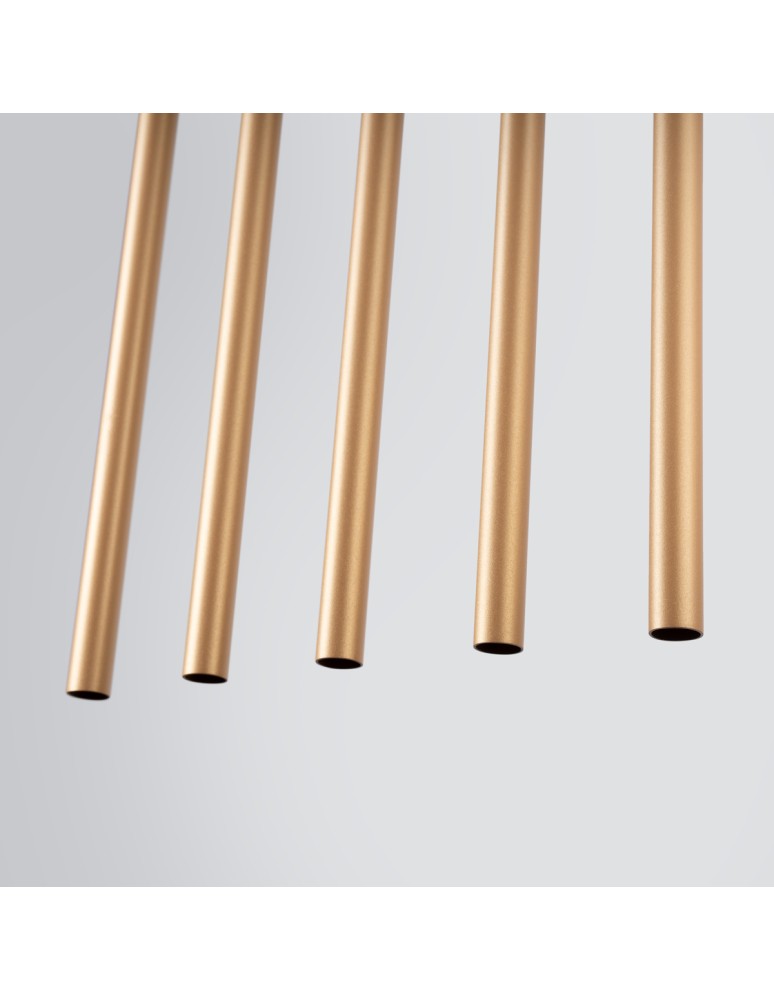 Pendant lamps - Sollux PASTELO 5L gold pendant lamp SL.1173 - product kolory-swiatla.pl 4