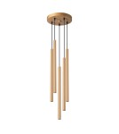 Pendant lamps - Sollux Pendant lamp PASTELO 5P gold SL.1174 - product 1