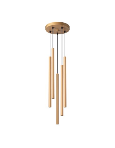 Sollux Pendant lamp PASTELO 5P gold SL.1174