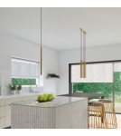 Pendant lamps - Sollux Pendant lamp PASTELO 5P gold SL.1174 - product 9