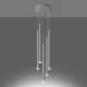 Sollux Lampa wisząca PASTELO 5P biała SL.1175