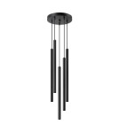 Pendant lamps - Sollux PASTELO 5P pendant lamp black SL.1176 - product 1