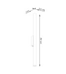 Wall lamps - Sollux Wall lamp PASTELO 2 black SL.1178 - product 5