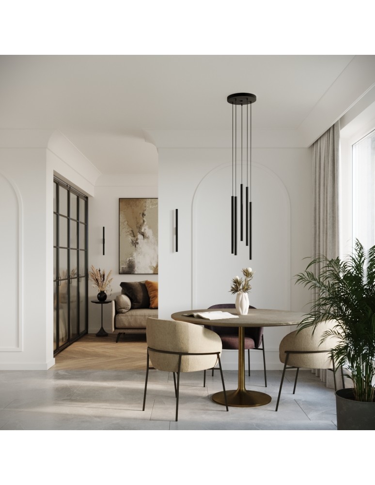 Wall lamps - Sollux Wall lamp PASTELO 2 black SL.1178 - product kolory-swiatla.pl 7
