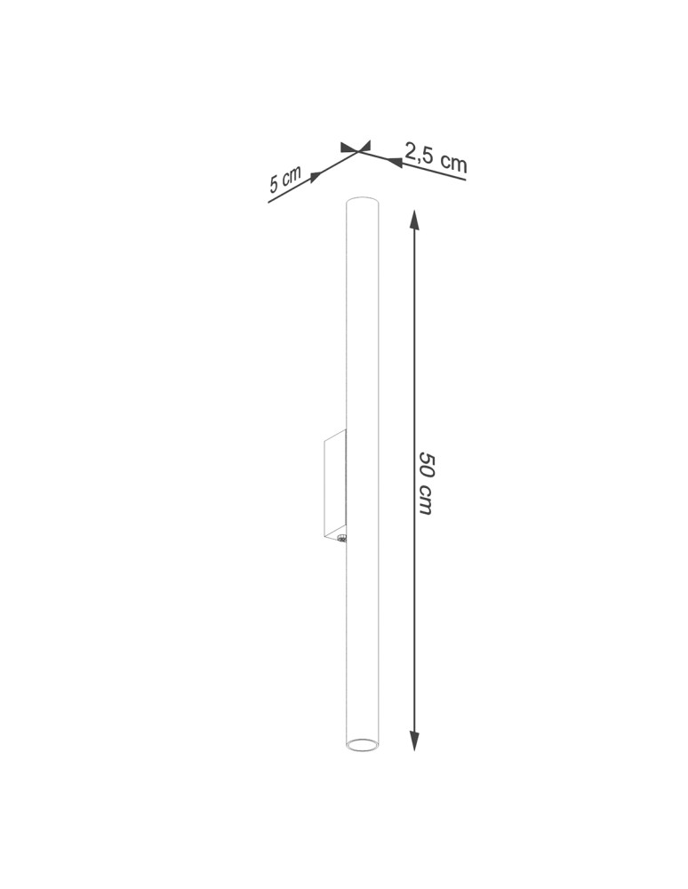 Wall lamps - Sollux Wall lamp PASTELO 2 gold SL.1179 - product kolory-swiatla.pl 5