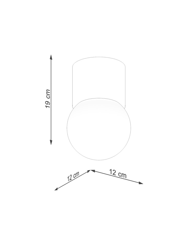 Ceiling lamps spheres - Sollux Plafond BOOMO 8 SL.1190 - product kolory-swiatla.pl 5