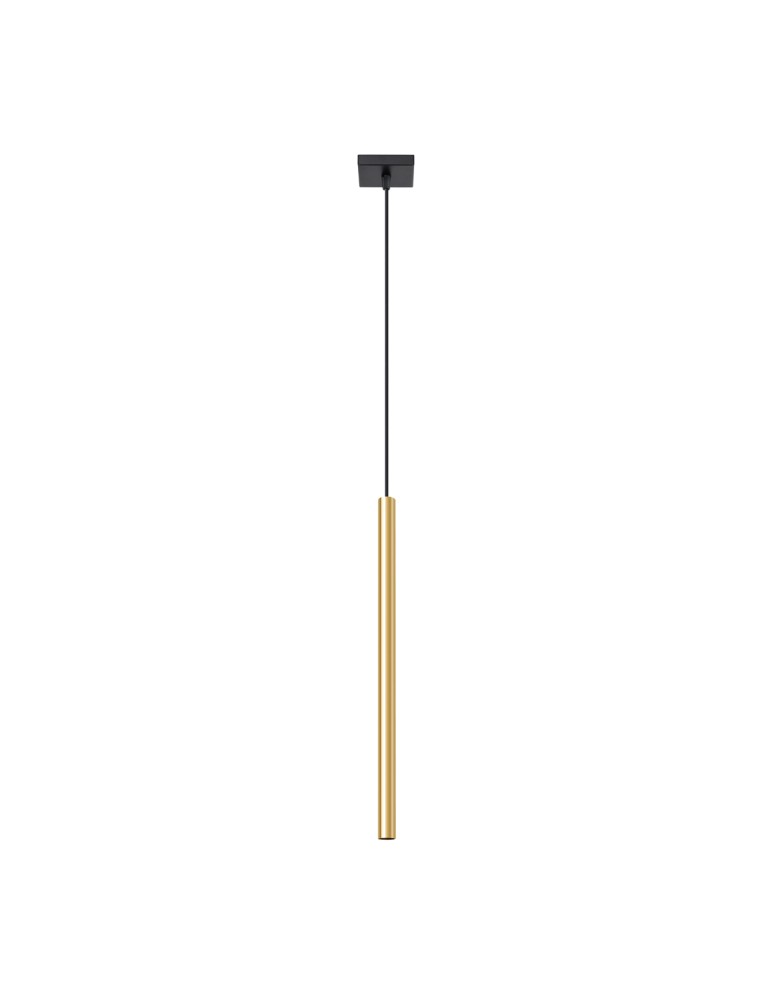 Pendant lamps - Sollux Pendant Lamp PASTELO 1 glossy gold SL.1195 - product kolory-swiatla.pl 1