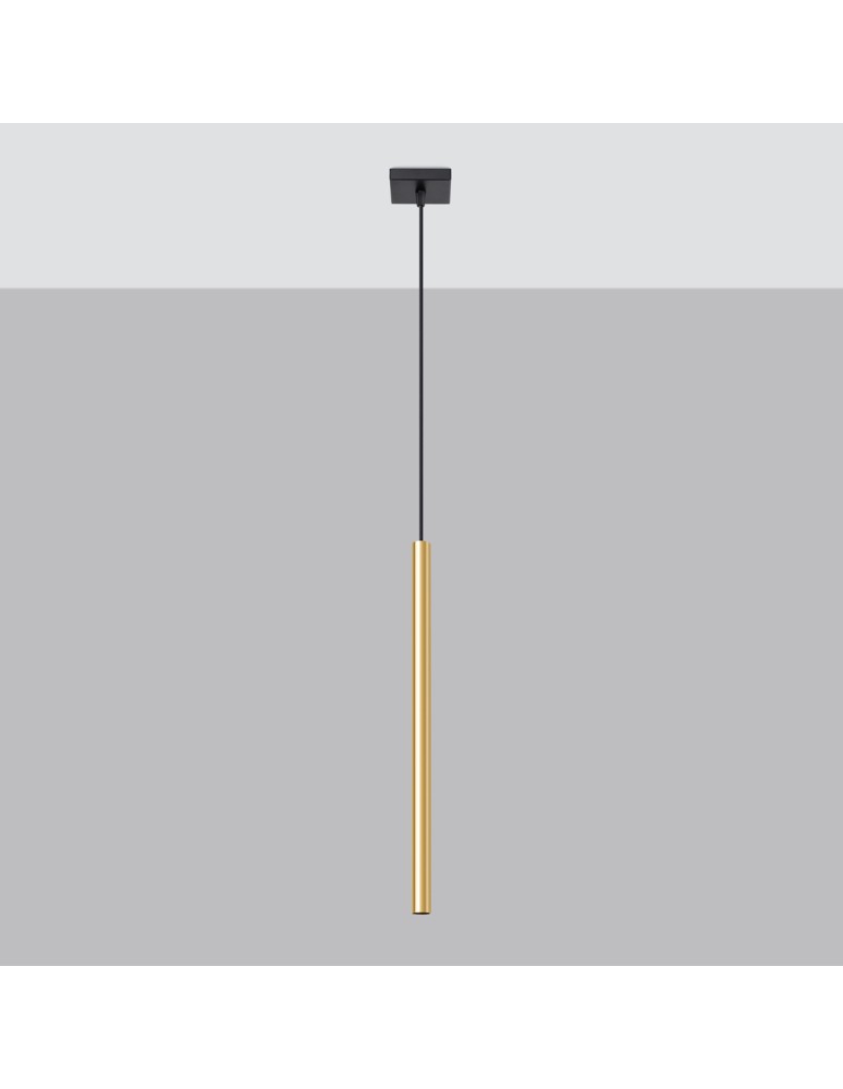 Pendant lamps - Sollux Pendant Lamp PASTELO 1 glossy gold SL.1195 - product kolory-swiatla.pl 2