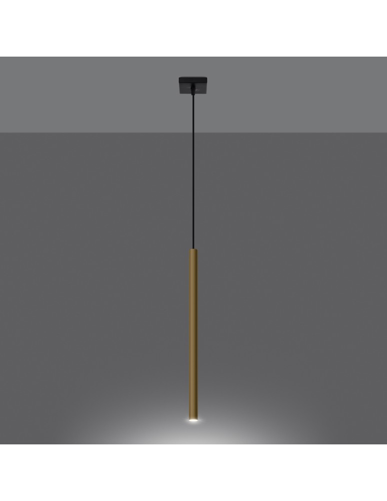 Pendant lamps - Sollux Pendant Lamp PASTELO 1 glossy gold SL.1195 - product kolory-swiatla.pl 3