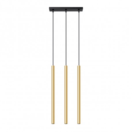 Sollux Lampa Wisząca PASTELO 3L złoty połysk SL.1196