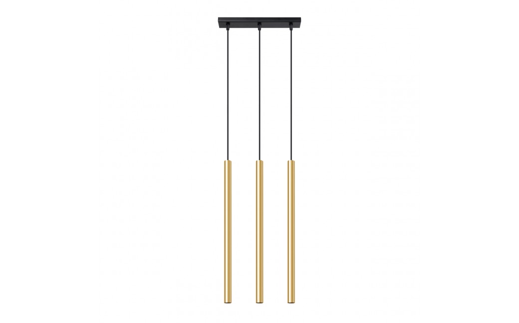 Sollux Lampa Wisząca PASTELO 3L złoty połysk SL.1196