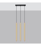 Pendant lamps - Sollux Pendant Lamp PASTELO 3L gold gloss SL.1196 - product 2