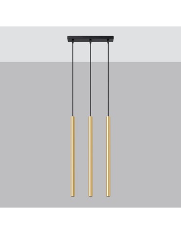 Sollux Pendant Lamp PASTELO 3L gold gloss SL.1196 - product 2
