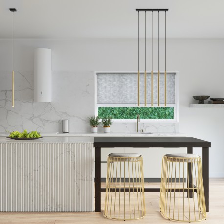Sollux Lampa Wisząca PASTELO 3L złoty połysk SL.1196