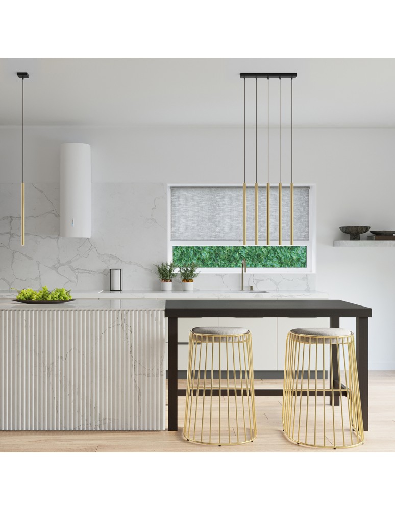 Pendant lamps - Sollux Pendant Lamp PASTELO 3L gold gloss SL.1196 - product kolory-swiatla.pl 8