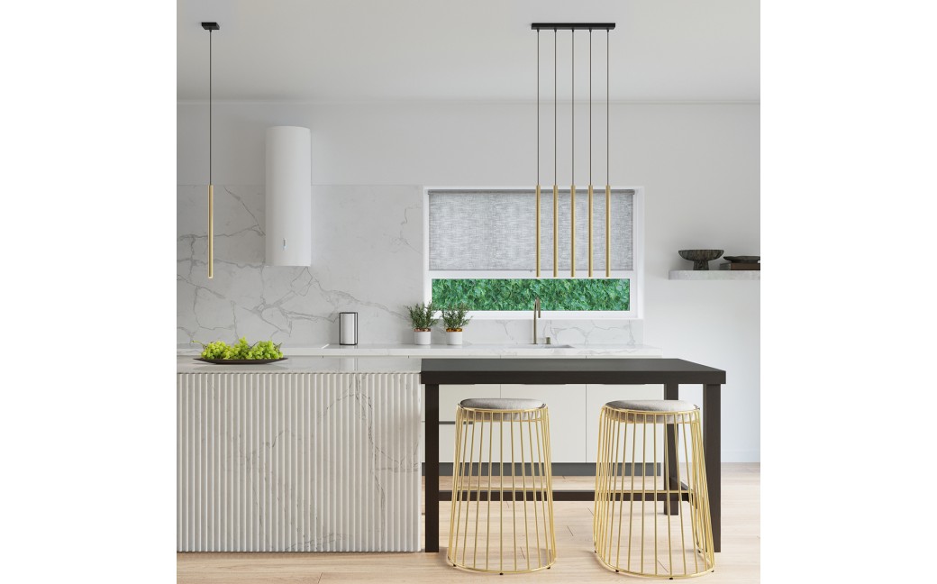 Sollux Lampa Wisząca PASTELO 3L złoty połysk SL.1196