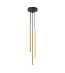 Pendant lamps - Sollux Pendant Lamp PASTELO 3P gold gloss SL.1197 - product 1