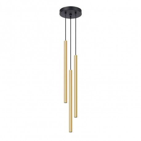 Sollux Lampa Wisząca PASTELO 3P złoty połysk SL.1197