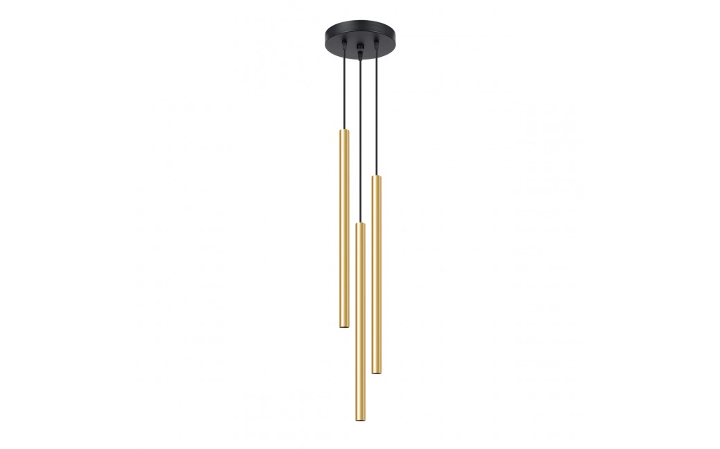 Sollux Lampa Wisząca PASTELO 3P złoty połysk SL.1197