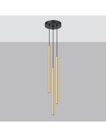 Sollux Pendant Lamp PASTELO 3P gold gloss SL.1197 - product 2