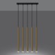 Sollux Lampa Wisząca PASTELO 5L złoty połysk SL.1198