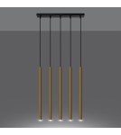 Pendant lamps - Sollux Pendant Lamp PASTELO 5L gold gloss SL.1198 - product 3