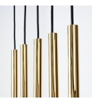 Pendant lamps - Sollux Pendant Lamp PASTELO 5L gold gloss SL.1198 - product 4