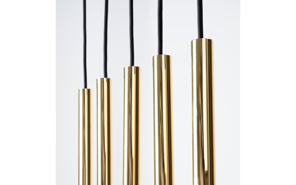 Sollux Lampa Wisząca PASTELO 5L złoty połysk SL.1198