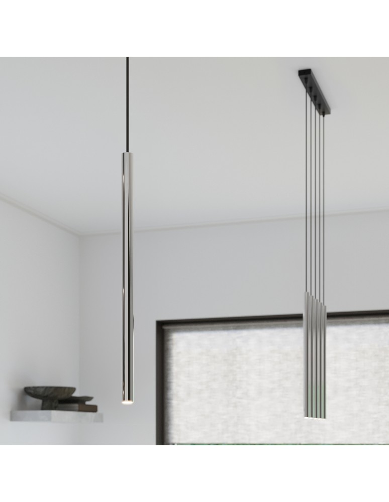 Pendant lamps - Sollux Pendant Lamp PASTELO 1 chrome SL.1199 - product kolory-swiatla.pl 7