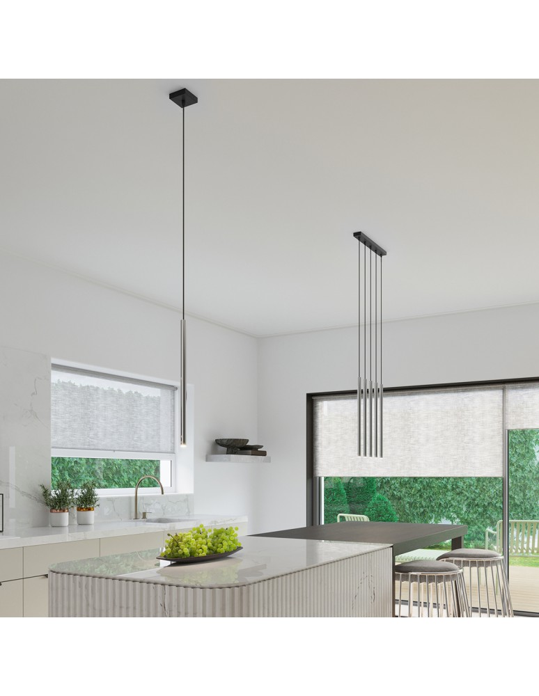 Pendant lamps - Sollux Pendant Lamp PASTELO 1 chrome SL.1199 - product kolory-swiatla.pl 9