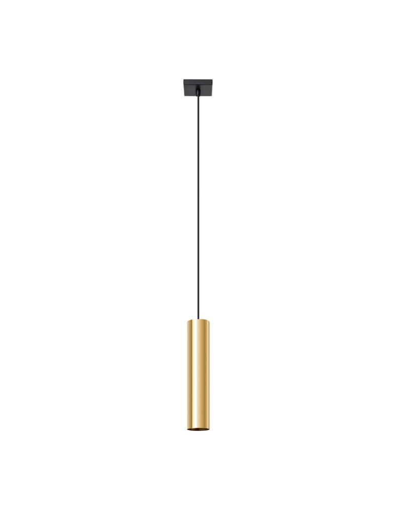 Pendant lamps - Sollux LAGOS 1 pendant lamp glossy gold SL.1200 - product kolory-swiatla.pl 1