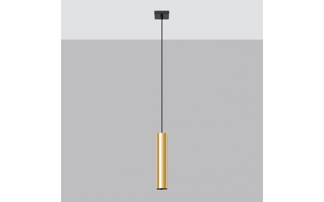 Sollux Lampa Wisząca LAGOS 1 złoty połysk SL.1200