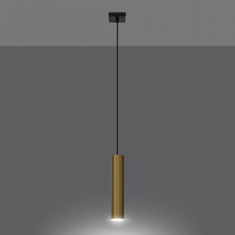 Sollux Lampa Wisząca LAGOS 1 złoty połysk SL.1200