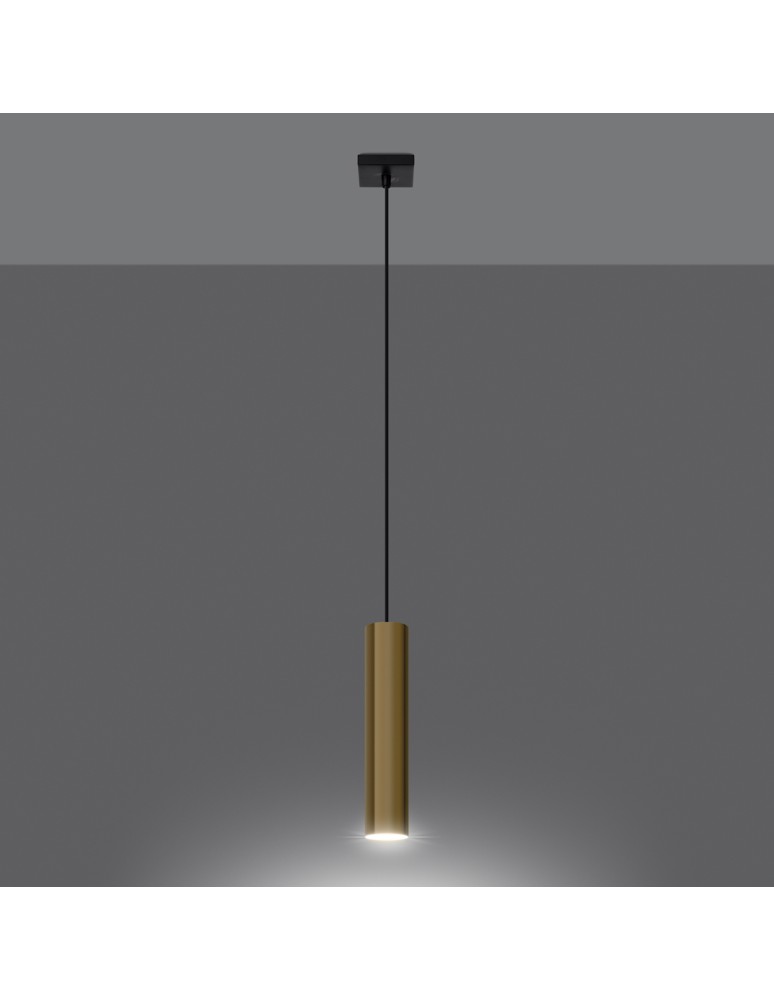 Pendant lamps - Sollux LAGOS 1 pendant lamp glossy gold SL.1200 - product kolory-swiatla.pl 3