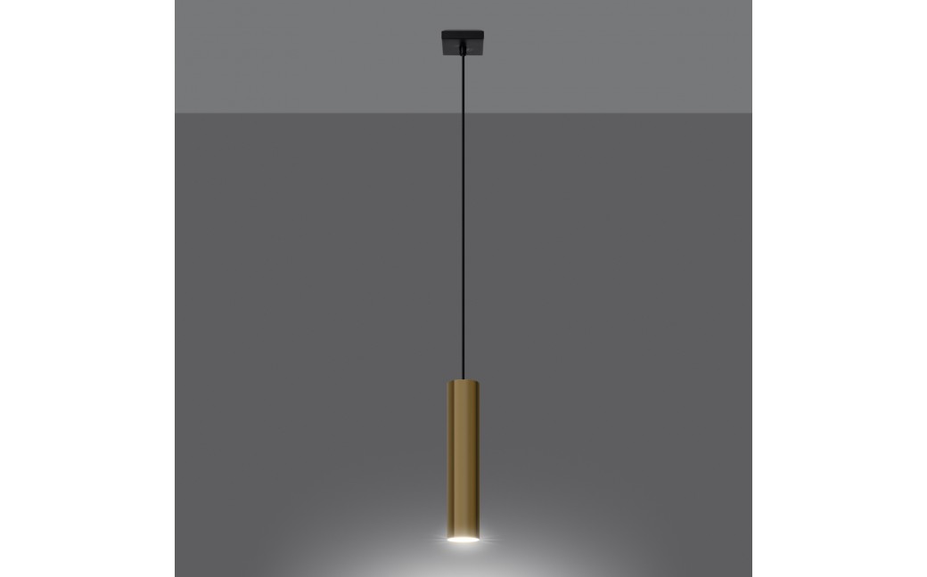 Sollux Lampa Wisząca LAGOS 1 złoty połysk SL.1200