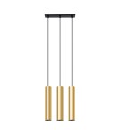 Pendant lamps - Sollux LAGOS 3 pendant lamp glossy gold SL.1201 - product 1