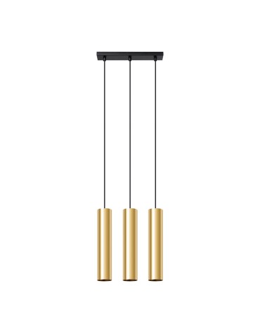 Sollux LAGOS 3 pendant lamp glossy gold SL.1201