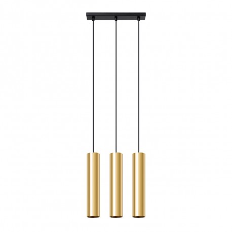 Sollux Lampa Wisząca LAGOS 3 złoty połysk SL.1201