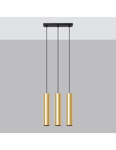 Sollux Lampa Wisząca LAGOS 3 złoty połysk SL.1201 - produkt 2