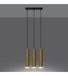Pendant lamps - Sollux LAGOS 3 pendant lamp glossy gold SL.1201 - product 3