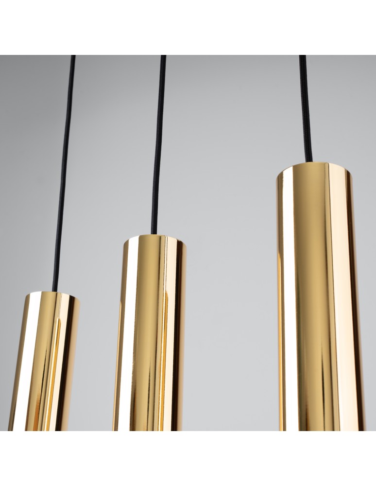 Pendant lamps - Sollux LAGOS 3 pendant lamp glossy gold SL.1201 - product kolory-swiatla.pl 4