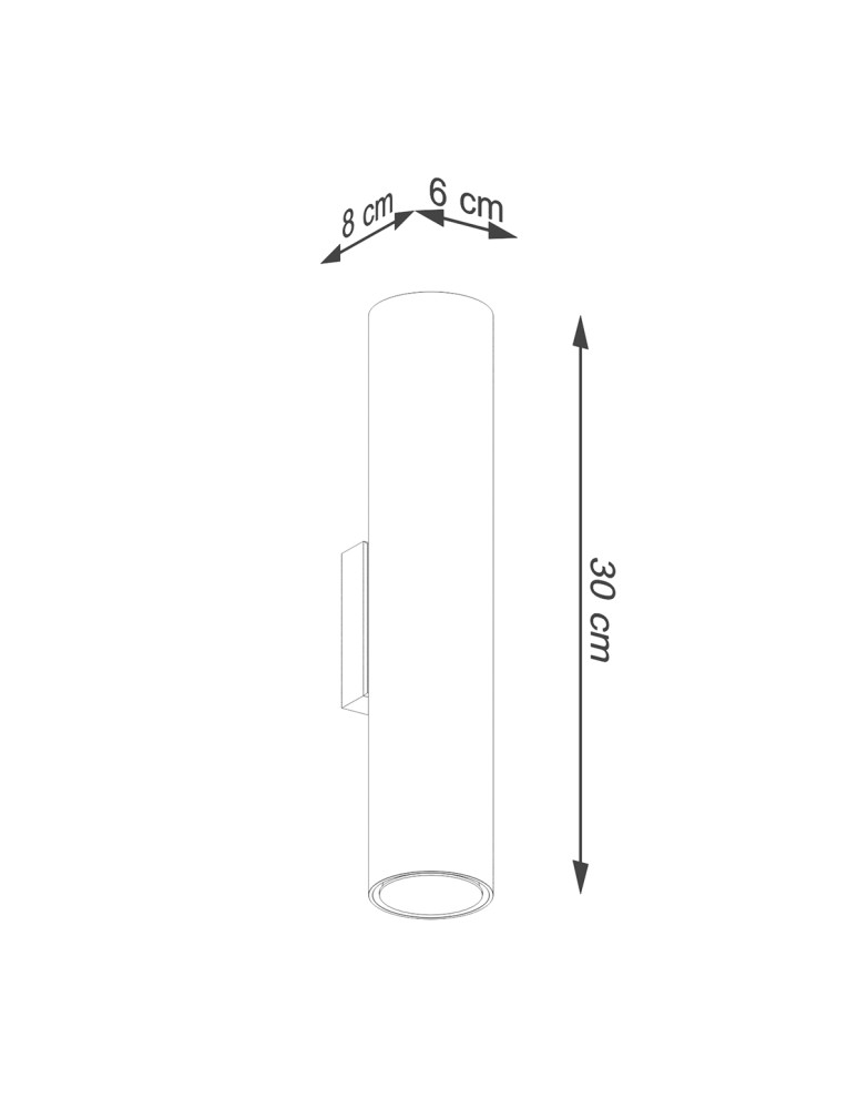 Wall lamps - Sollux Wall lamp LAGOS 2 glossy gold SL.1202 - product kolory-swiatla.pl 5