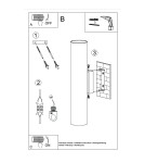 Wall lamps - Sollux Wall lamp LAGOS 2 glossy gold SL.1202 - product 6