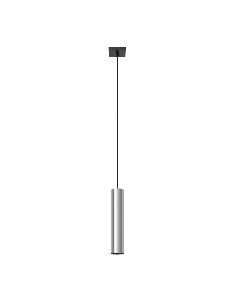 Pendant lamps - Sollux LAGOS 1 chrome pendant lamp SL.1204 - product kolory-swiatla.pl 1